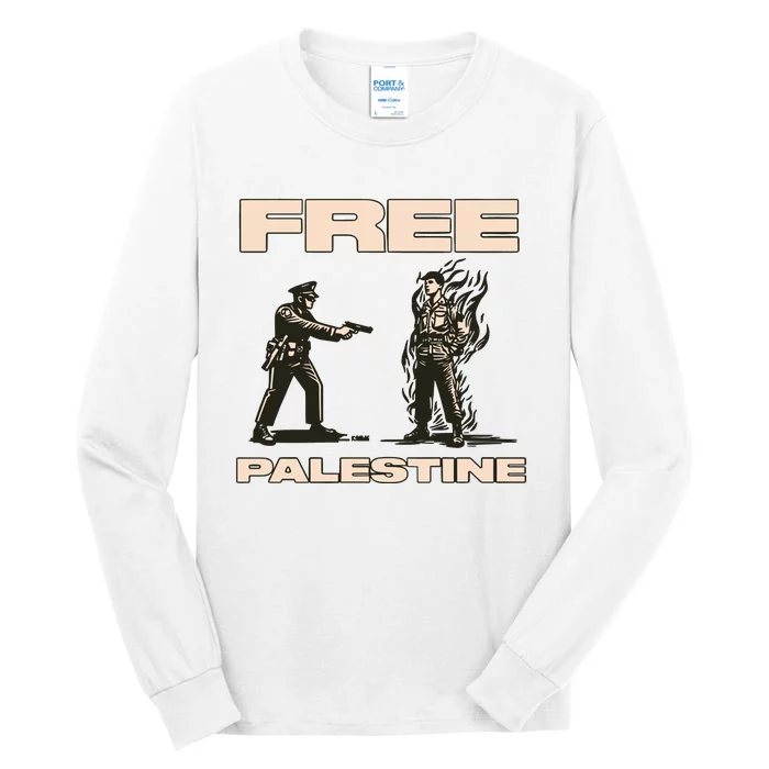 Krime Free Palestine Tall Long Sleeve T-Shirt