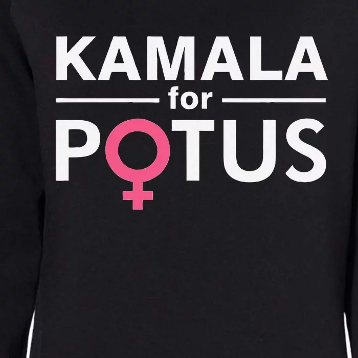 Kamala For Potus Kamala Harris The First Woman President Womens California Wash Sweatshirt