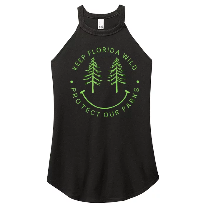 Keep FloridaS Parks Protected Florida Parks Graphic Women’s Perfect Tri Rocker Tank