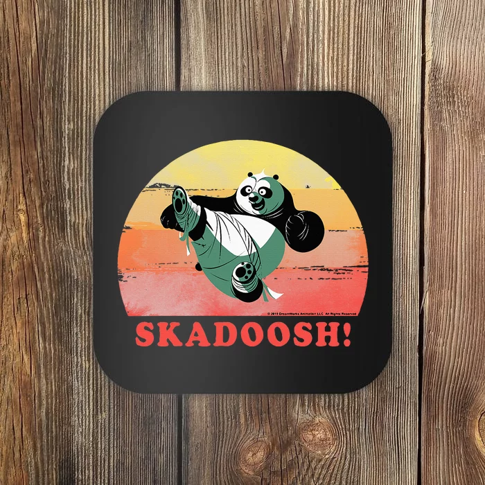 Kung Fu Panda Skadoosh Circle Portrait Coaster