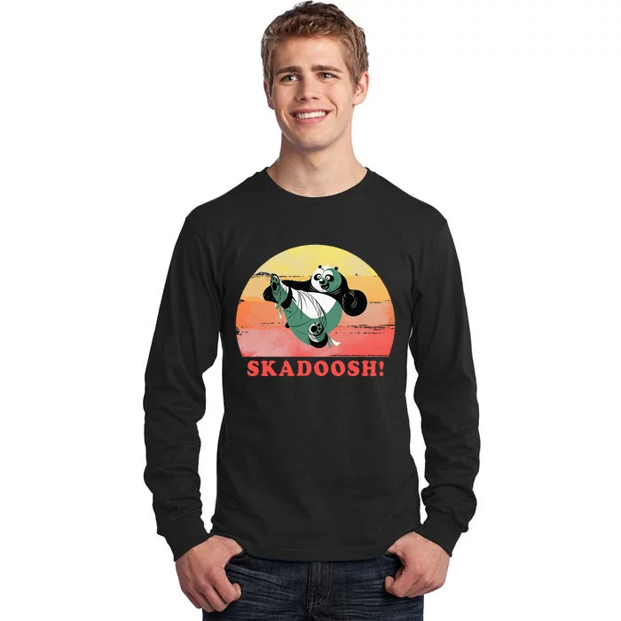 Kung Fu Panda Skadoosh Circle Portrait Tall Long Sleeve T-Shirt