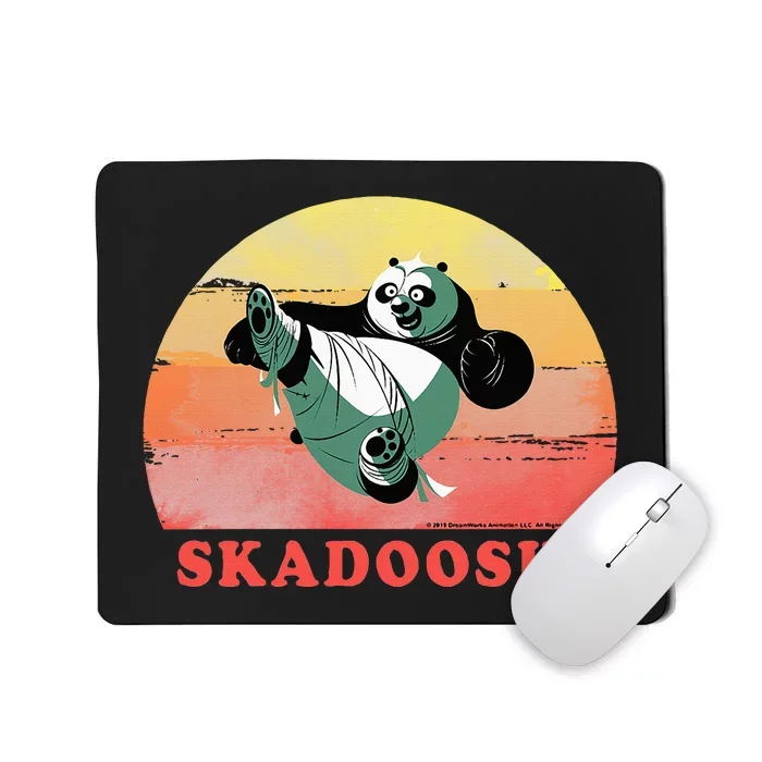 Kung Fu Panda Skadoosh Circle Portrait Mousepad