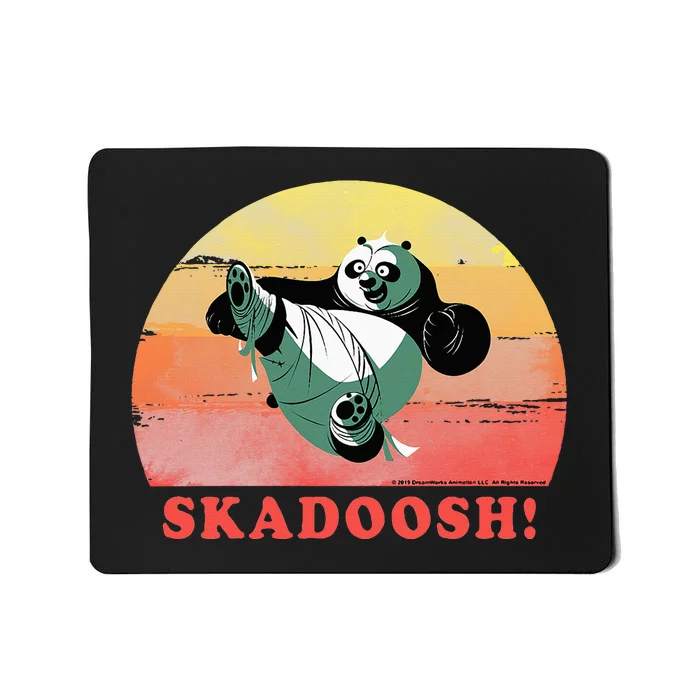 Kung Fu Panda Skadoosh Circle Portrait Mousepad