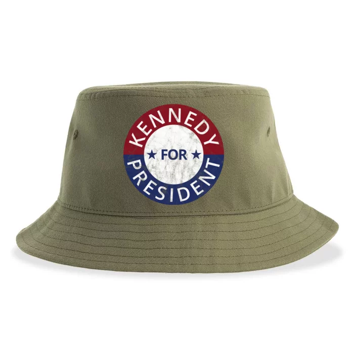 Kennedy For President 2024 Election Vintage Sustainable Bucket Hat