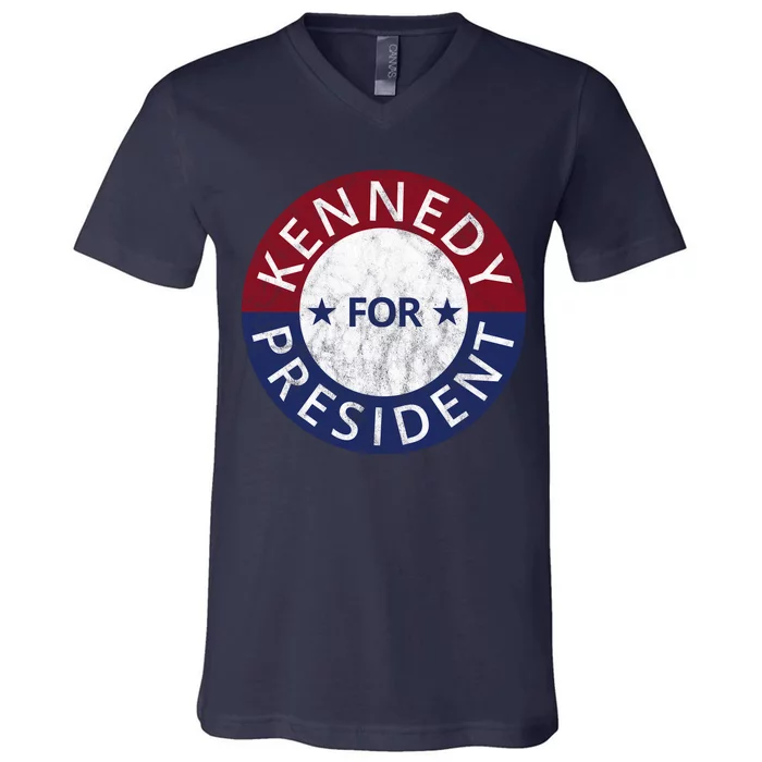 Kennedy For President 2024 Election Vintage V-Neck T-Shirt