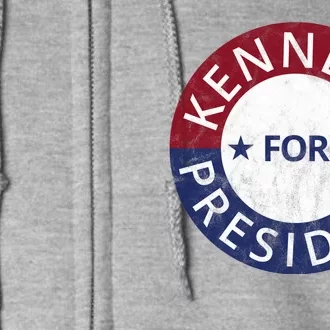 Kennedy For President 2024 Election Vintage Full Zip Hoodie