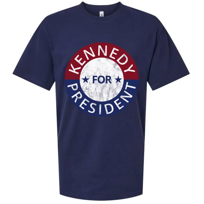 Kennedy For President 2024 Election Vintage Sueded Cloud Jersey T-Shirt