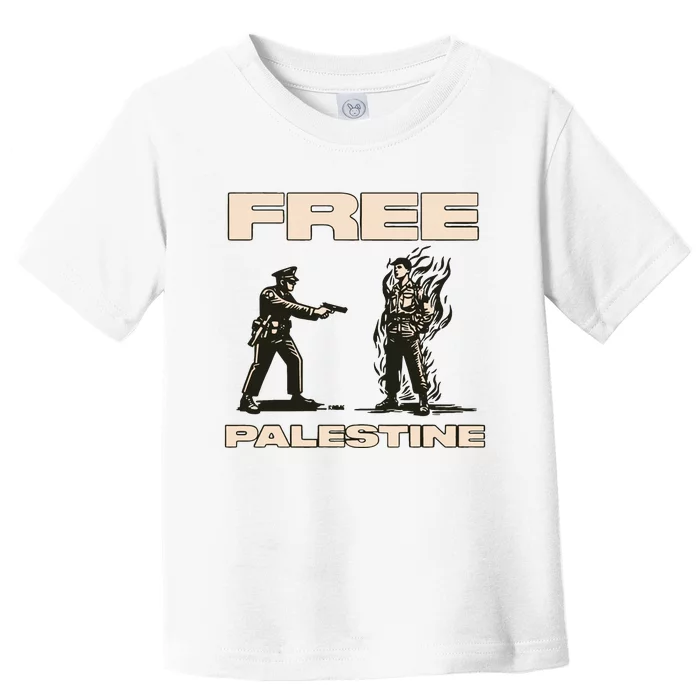 Krime Free Palestine Toddler T-Shirt