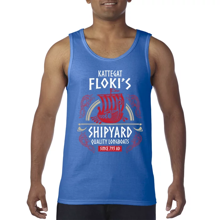 Kattegat Flokis Shipyard Gift Vikings And Norse Mythology Gift Tank Top