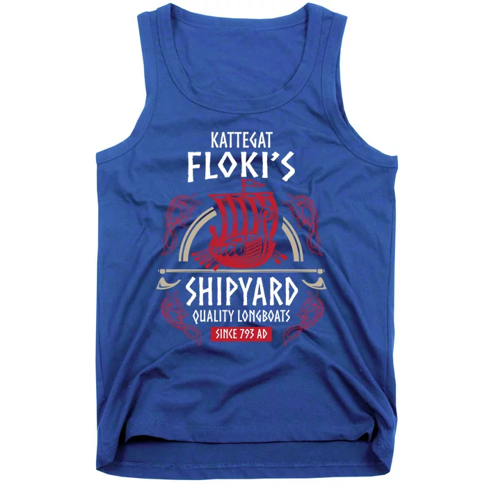 Kattegat Flokis Shipyard Gift Vikings And Norse Mythology Gift Tank Top