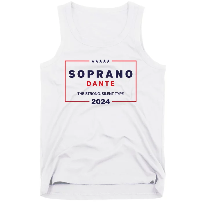 Kevin Finnerty Soprano Dante The Strong Silent Type 2024 Tank Top