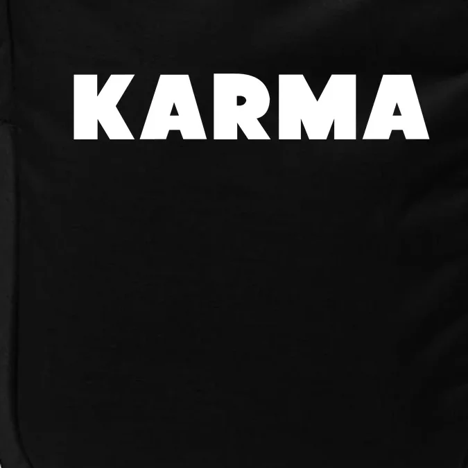 Karma Funny Sarcastic Impact Tech Backpack