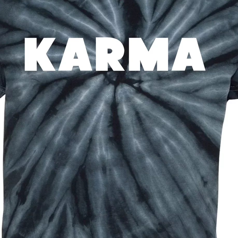 Karma Funny Sarcastic Kids Tie-Dye T-Shirt