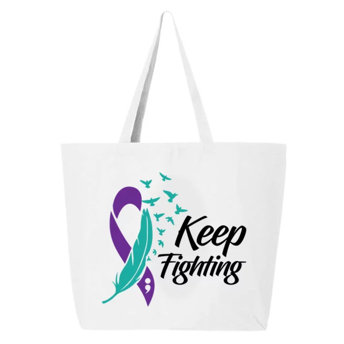 Keep Fighting Suicide Prevention Awareness 25L Jumbo Tote