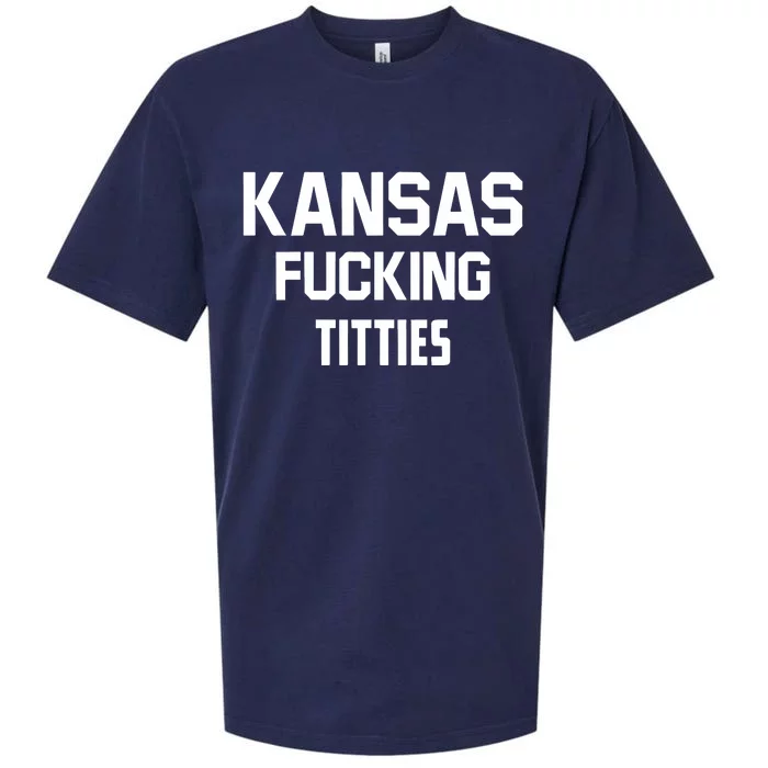 Kansas Fucking Titties Sueded Cloud Jersey T-Shirt