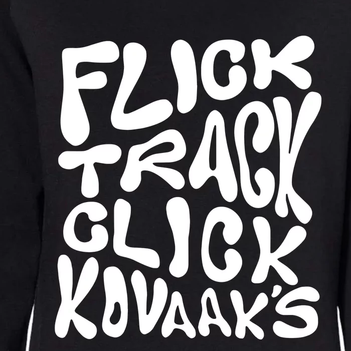 Kovaaks Flick Track Click KovaakS Womens California Wash Sweatshirt