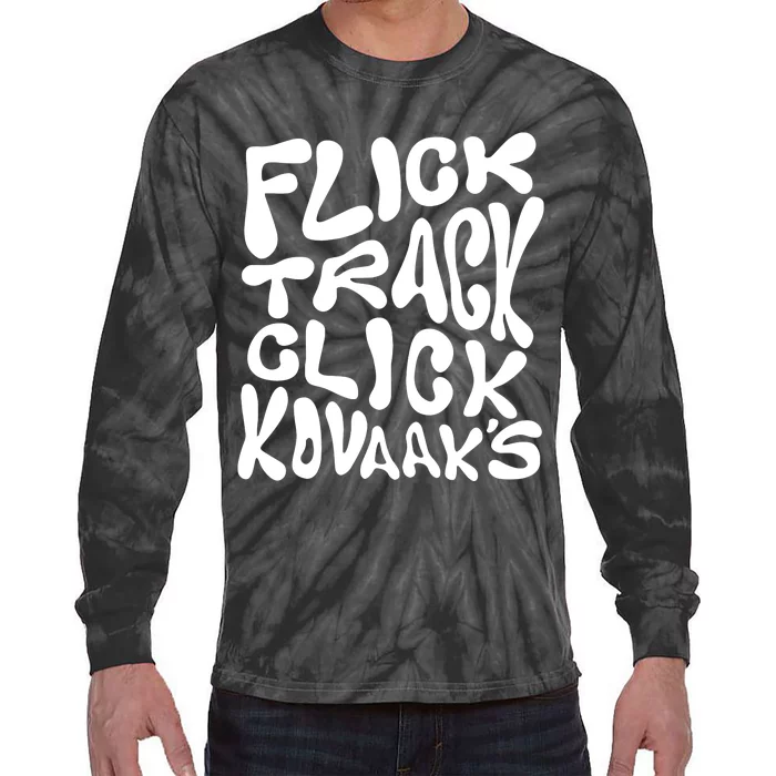 Kovaaks Flick Track Click KovaakS Tie-Dye Long Sleeve Shirt