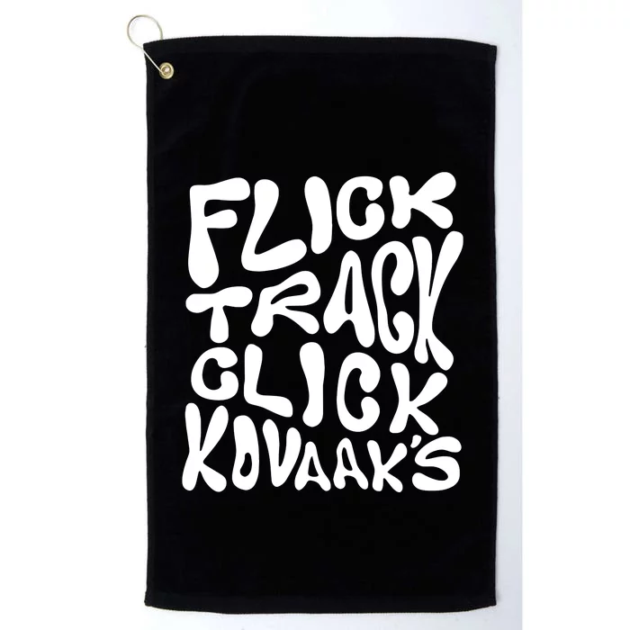 Kovaaks Flick Track Click KovaakS Platinum Collection Golf Towel