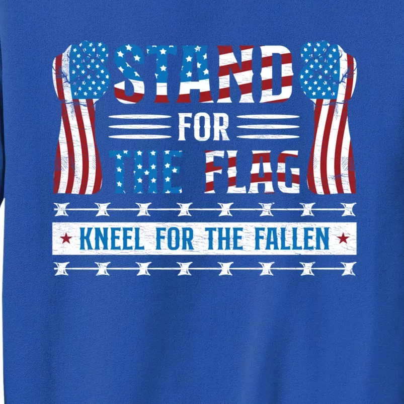 Kneel For The Fallen Patriotic Veterans Day Gift Tall Sweatshirt