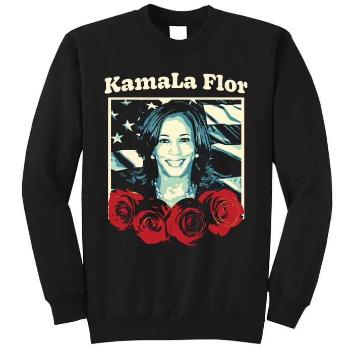 Kamala Flor Todos Con Kamala Harris Latinos For Kamala Sweatshirt