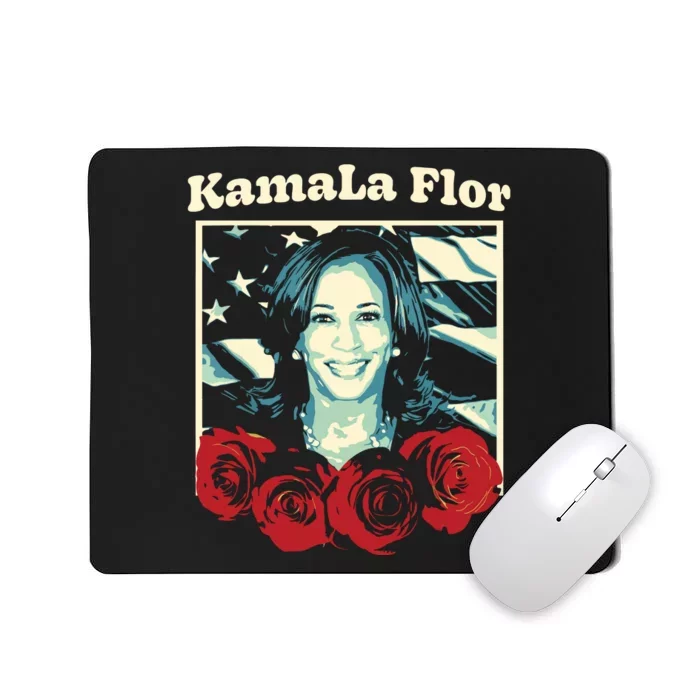 Kamala Flor Todos Con Kamala Harris Latinos For Kamala Mousepad