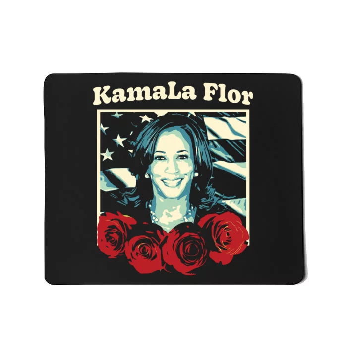 Kamala Flor Todos Con Kamala Harris Latinos For Kamala Mousepad