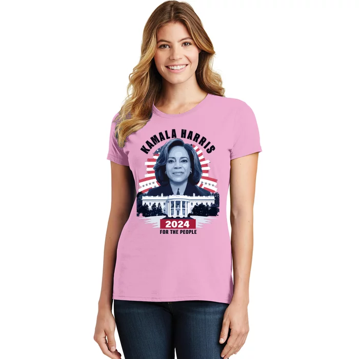 Kamala For The People President Kamala Harris 2024 Women's T-Shirt