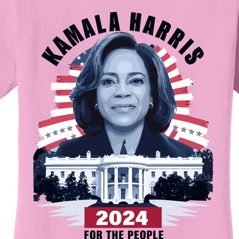 Kamala For The People President Kamala Harris 2024 Women's T-Shirt