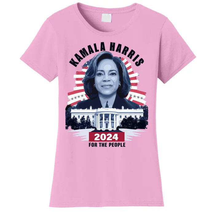 Kamala For The People President Kamala Harris 2024 Women's T-Shirt