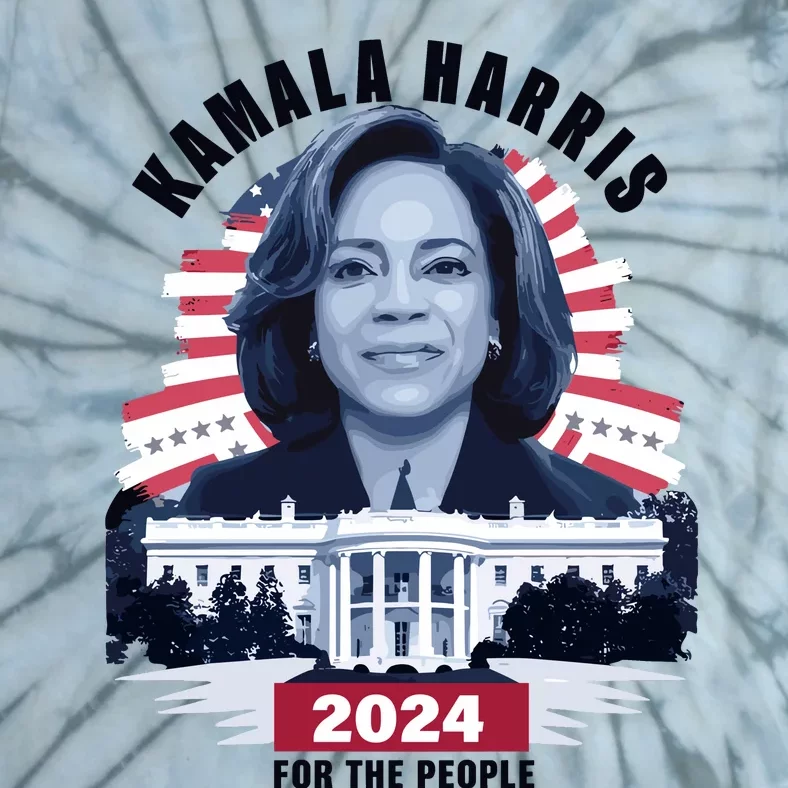 Kamala For The People President Kamala Harris 2024 Tie-Dye T-Shirt