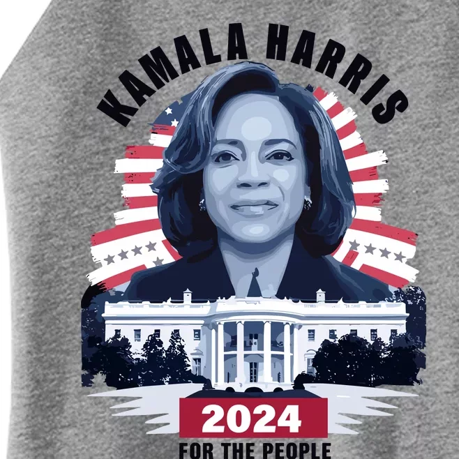 Kamala For The People President Kamala Harris 2024 Women’s Perfect Tri Rocker Tank