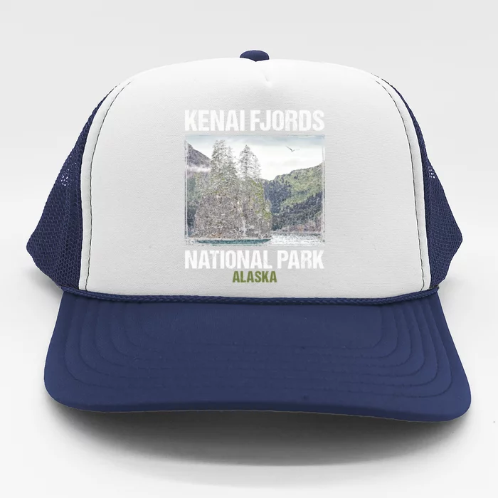 Kenai Fjords Us National Park Alaska Gift Meaningful Gift Trucker Hat