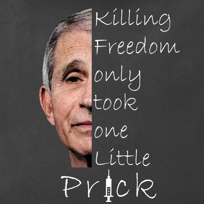 Killing Freedom Vaccine Dr Fauci Zip Tote Bag