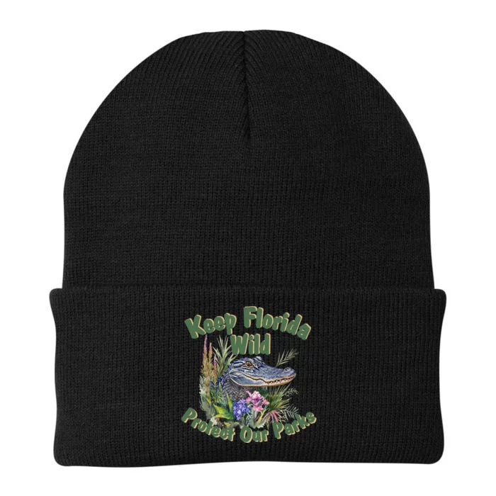 Keep Florida Wild Protect Florida Parks Knit Cap Winter Beanie