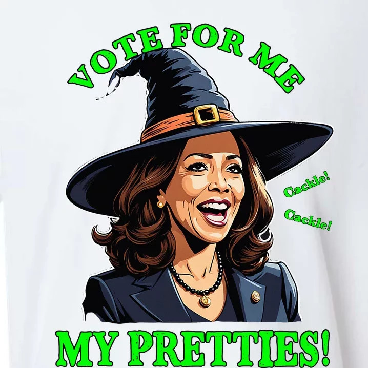 Kamalaharris Friendly Witch Vote Cackle Funny Election 2024 Sueded Cloud Jersey T-Shirt