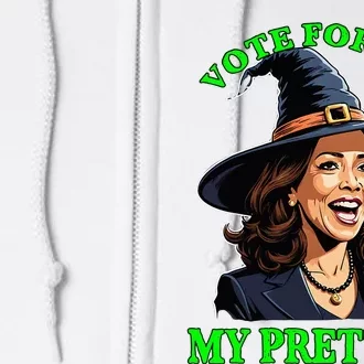 Kamalaharris Friendly Witch Vote Cackle Funny Election 2024 Full Zip Hoodie