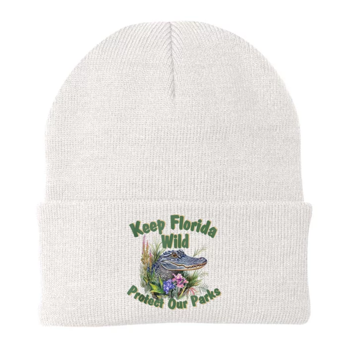 Keep Florida Wild Protect Florida Parks Knit Cap Winter Beanie