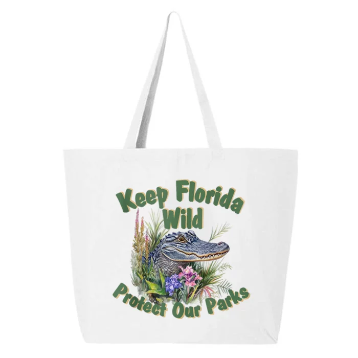 Keep Florida Wild Protect Florida Parks 25L Jumbo Tote