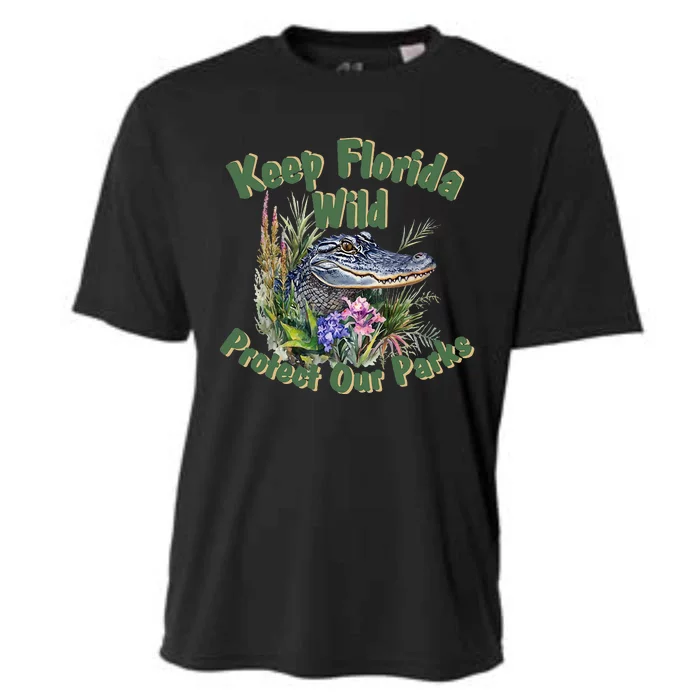 Keep Florida Wild Protect Florida Parks Cooling Performance Crew T-Shirt