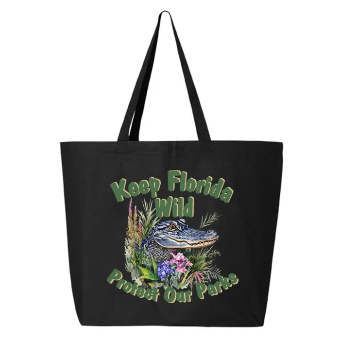 Keep Florida Wild Protect Florida Parks 25L Jumbo Tote