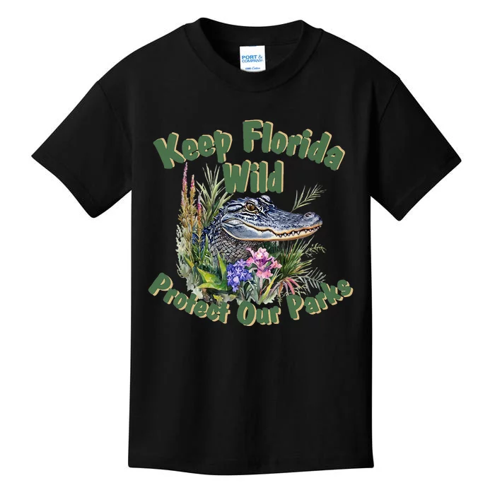 Keep Florida Wild Protect Florida Parks Kids T-Shirt