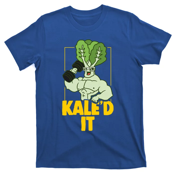 Kale Fitness Weightlifter Vegan Vegetarian Gift T-Shirt