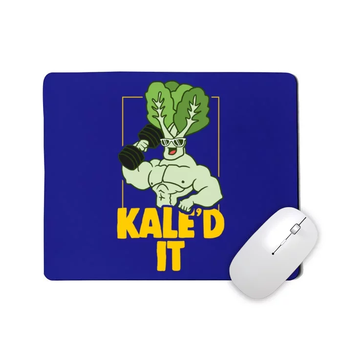 Kale Fitness Weightlifter Vegan Vegetarian Gift Mousepad