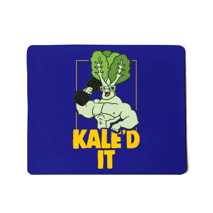 Kale Fitness Weightlifter Vegan Vegetarian Gift Mousepad