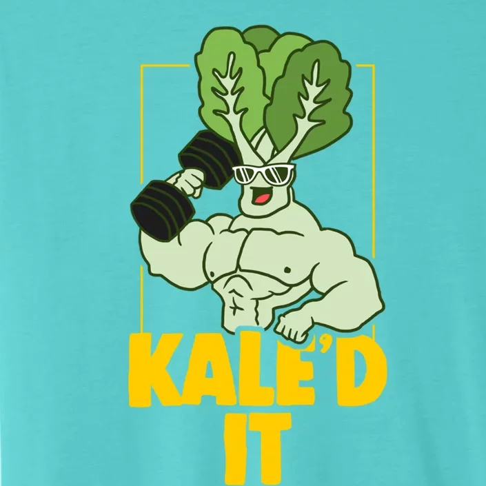 Kale Fitness Weightlifter Vegan Vegetarian Gift ChromaSoft Performance T-Shirt