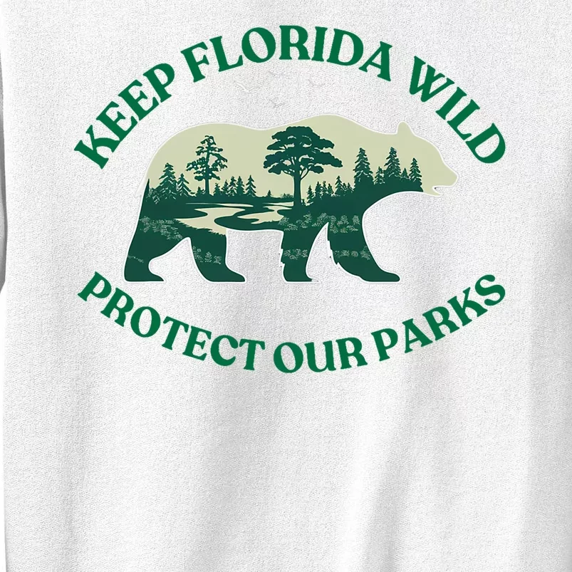 Keep Florida Wild Protect Our Parks Wildlife Graphic Sweatshirt