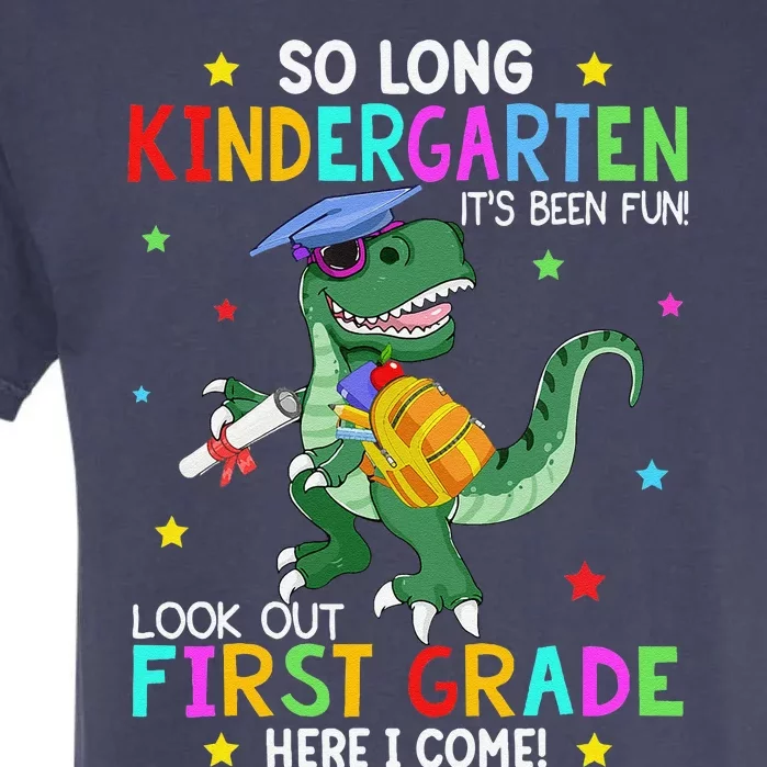 Kindergarten Graduation 2024 Graduate Dinosaur Trex Garment-Dyed Heavyweight T-Shirt