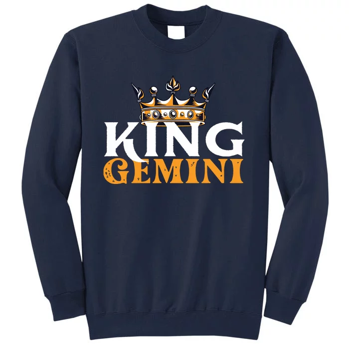 King Gemini Astrologer Astrology Zodiac Sign Horoscope Tall Sweatshirt