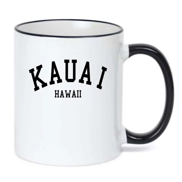 Kauai Gift Aloha Hawaii Tribe Beach Gift Black Color Changing Mug