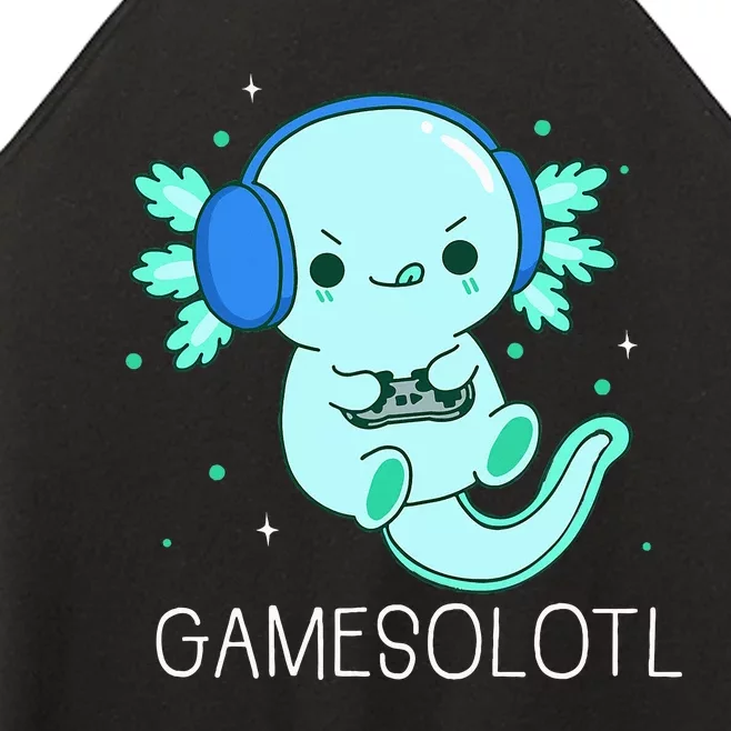 Kawaii Gamesolotl Axolotl Gamer Anime Gifts Women’s Perfect Tri Rocker Tank